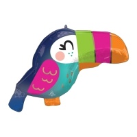 Ballon toucan de 68 x 38 cm