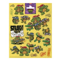 Grandes autocollants des Tortues Ninja - 1 feuille