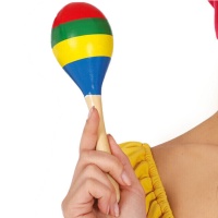 Maracas multicolores - 1 maraca