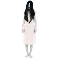 Costume de la fillette du puits The Ring pour femme