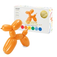 Ensemble de ballons modelables assortis de 1,30 m avec gonfleur - PartyDeco - 30 unités