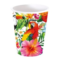 Verres à paysage tropical de 240 ml - 6 unités