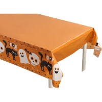 Nappe d'Halloween Boo de 1,83 x 1,32 m