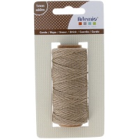 Bobine de ficelle beige de 1 mm de 60 m