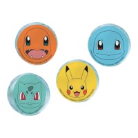 Ballons rebondissants Pokémon de 4 cm - 4 unités