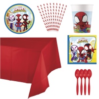 Pack pour fête de Spidey - 8 personnes