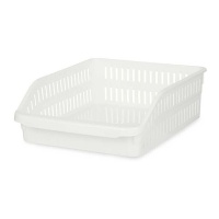 Organisateur de 30,5 x 26 x 9,3 cm bas blanc