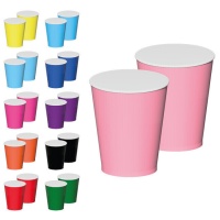 Gobelets de 270 ml de couleurs - 8 unités