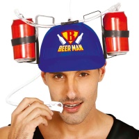 Casque pour boisson beer man