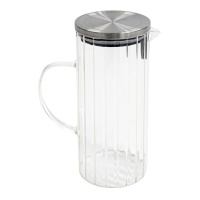 Carafe de 1,4 L lisse avec rayures verticales