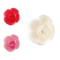 Gaufrettes de fleurs de 4 cm - Dekora - 72 unités