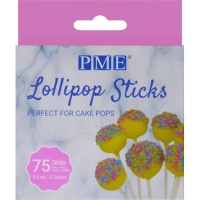 Bâtonnets pour cake pops de 9,5 cm - PME - 75 unités