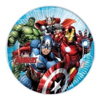 Assiettes des Avengers de 23 cm - 8 unités