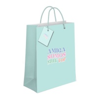 Sac cadeau de 23 x 18 x 10 cm de Amie nous sommes au top - DCasa