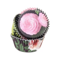 Capsules pour cupcakes Floral 1 - PME - 60 unités