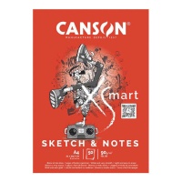 Bloc A4 90 gr XSmart Sketch & notes - Canson - 50 feuilles