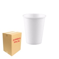 Gobelets de 200 ml en carton blanc - 2400 unités