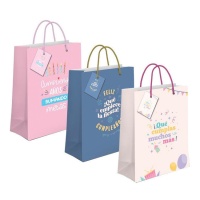 Sac cadeau d'anniversaire 23 x 18 x 10 cm - 1 pc.