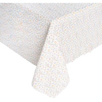 Nappe de 2,50 x 1,45 m en tissu petites fleurs