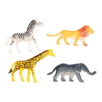 Figurines d'animaux assortis - 4 unités