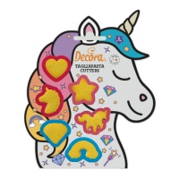 Coupeurs de Licorne mini - Decora - 6 unités