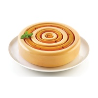 Moule rond 3D Couleur en silicone de 20 cm - Silikomart