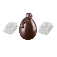 Moule 3D Lady Cocca pour chocolat de 28,5 x 15 x 5,8 cm - Silikomart