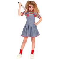 Déguisement de Chucky avec robe pour fille