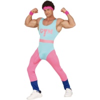 Costume de gars de gym avec surprise pour homme