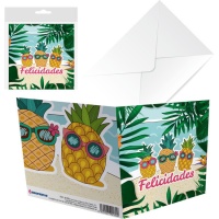 Carte de voeux ananas