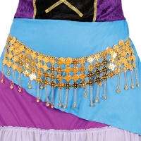 Ceinture de gitane avec pièces dorées