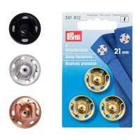 Boutons-pression de 2,1 cm - Prym - 3 paires