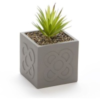 Plante artificielle de cactus avec pot Panot clair de 13 x 13 cm