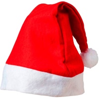 Bonnet de Père Noël rouge pour enfant