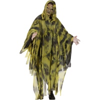 Déguisement de fantôme sinistre jaune pour homme