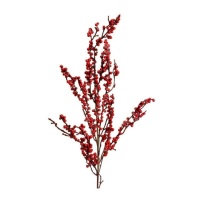 Branche décorative de baies rouges de 96 cm - 1 unité