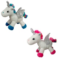 Peluche licorne 18 x 20 cm