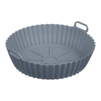 Moule de 19,5 cm pour friteuse à air de 2,5 à 5 L ronde en silicone