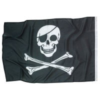 Drapeau pirate de 92 x 60 cm