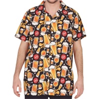 Chemise déguisement de bière pour homme