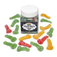 Bonbons gélifiés en forme de pénis avec sucre Sugar sexy Orgullo - Peccata minuta - 125 gr