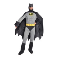 Déguisement de Batman musculaire gris pour homme