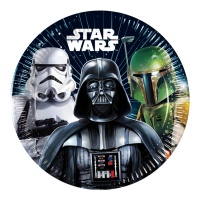 Assiettes Star Wars Galaxy de 19,5 cm - 8 unités