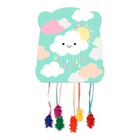 Piñata de Clouds Party de 28 x 33 cm - 1 unité