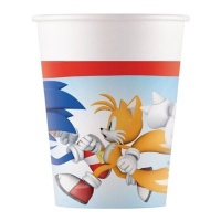 Gobelets Sonic The Hedgehog de 200 ml - 8 unités