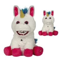 Peluche de licorne sinistre de 25 cm