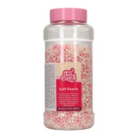 Paillettes perlées roses et blanches - 500 g