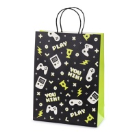 Sac cadeau de jeux vidéo de 32 x 24 x 10 cm