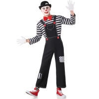 Costume amusant de mime pour homme