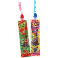 Bonbon en gel Crazy fruit avec gélatine de 20 g - 24 unités